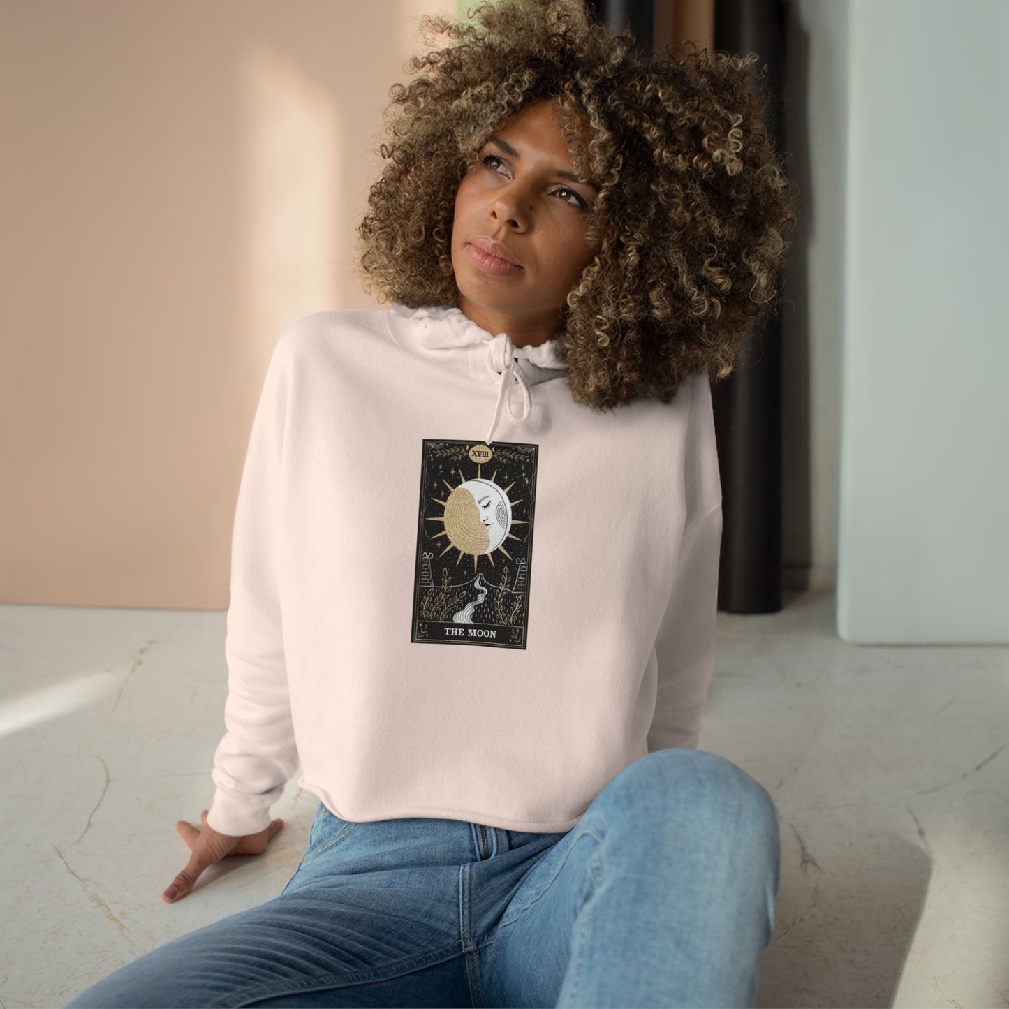 Tarot Crop Hoodie