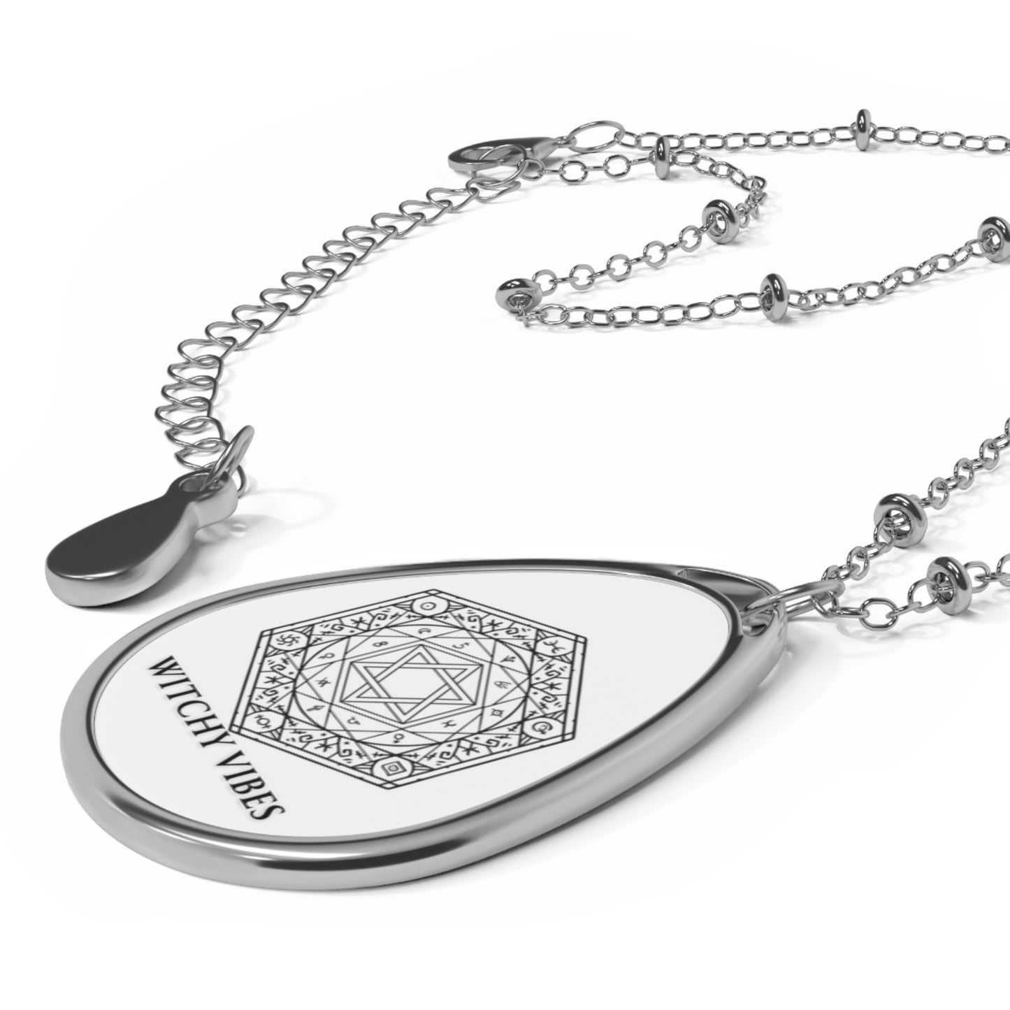 Witchy Vibes Oval Necklace