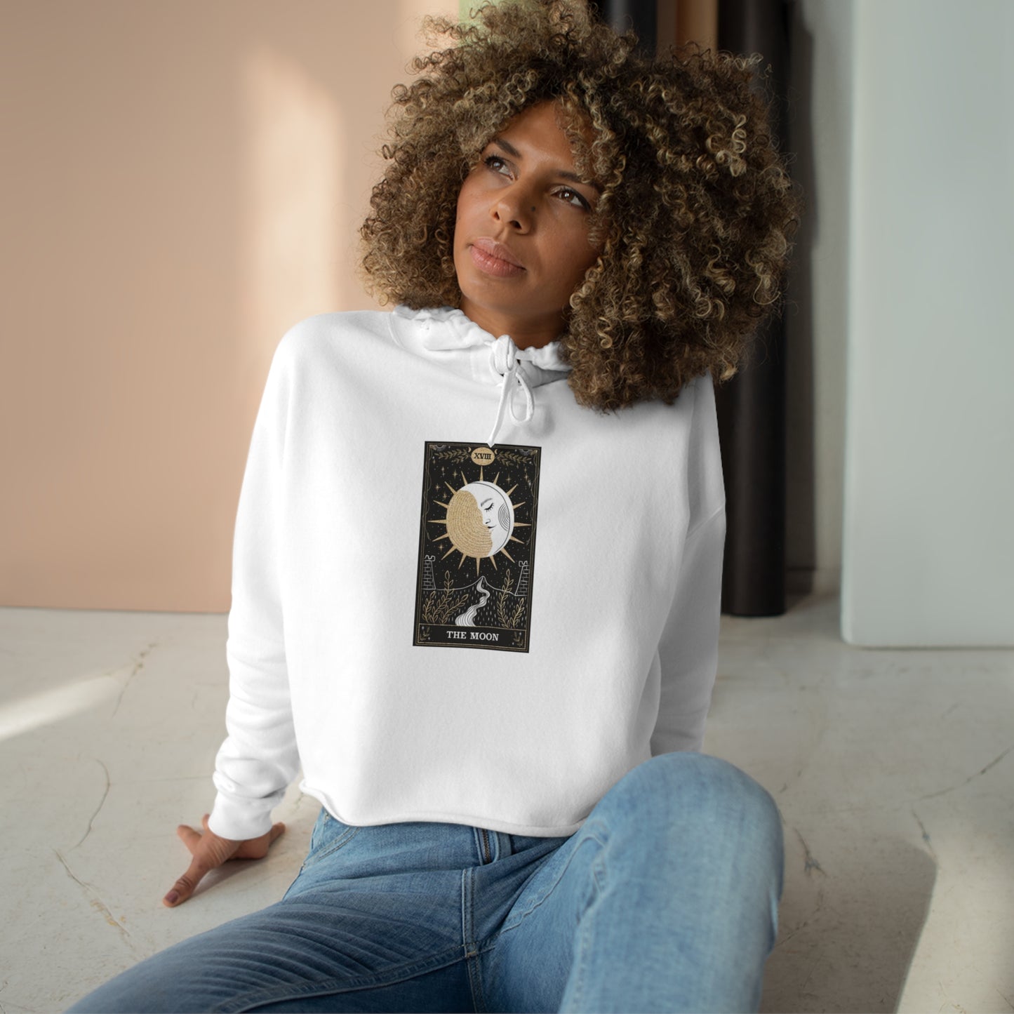 Tarot Crop Hoodie