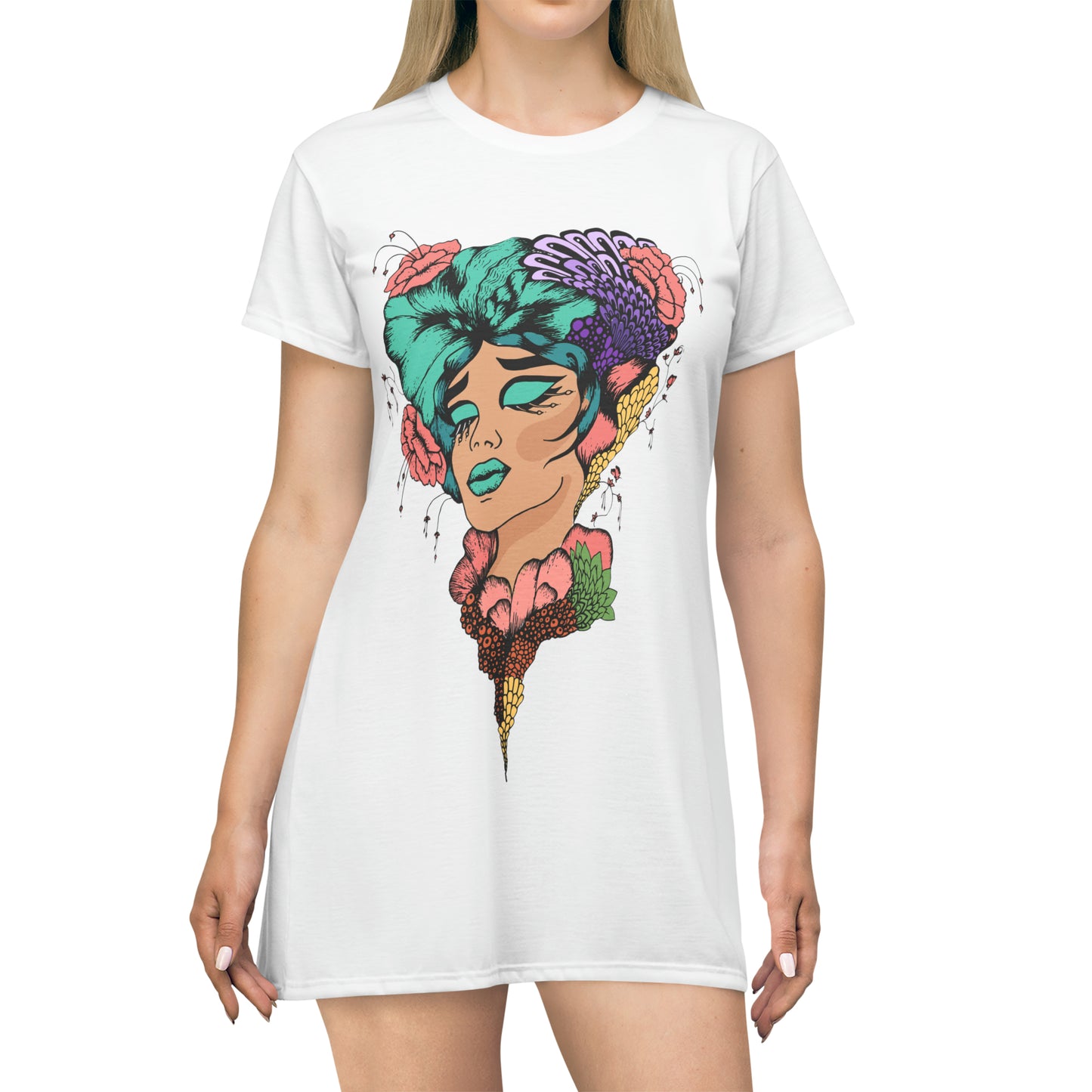 T-Shirt Dress (AOP)