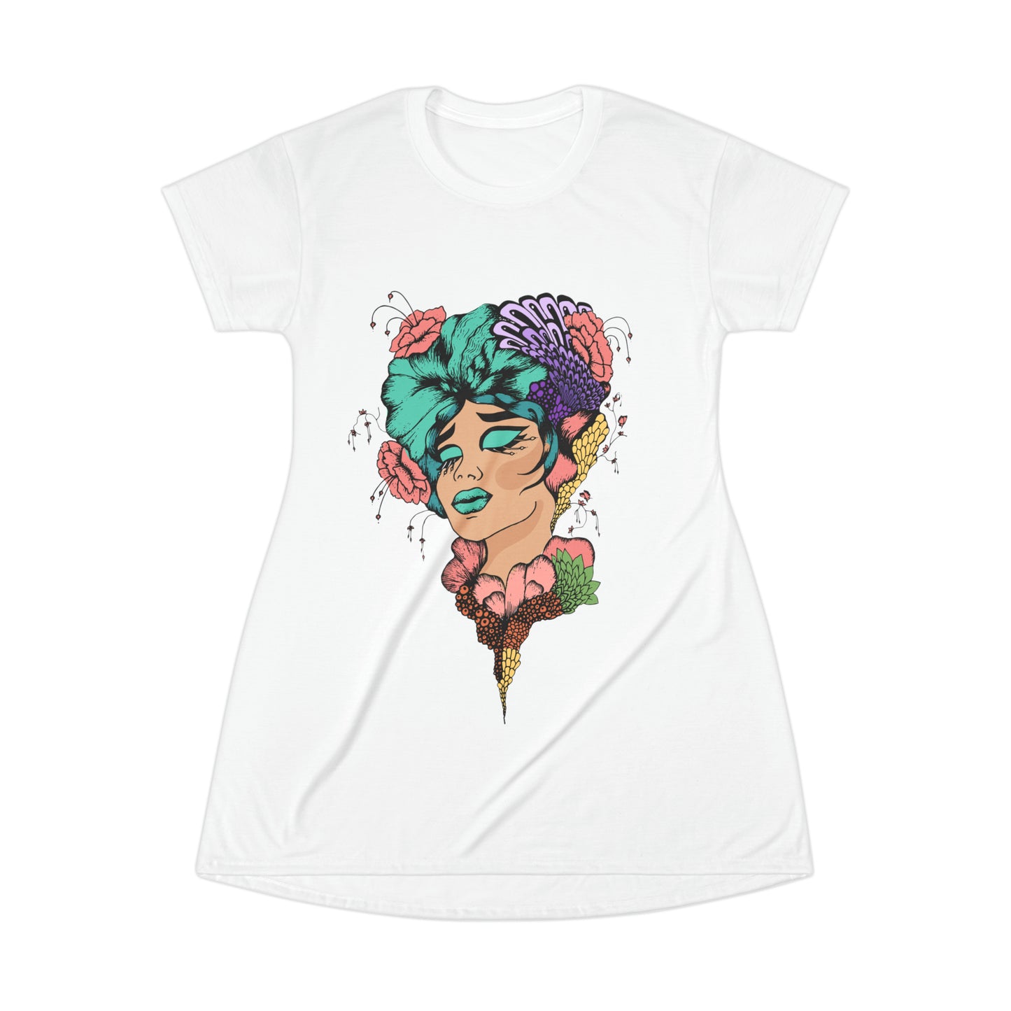 T-Shirt Dress (AOP)