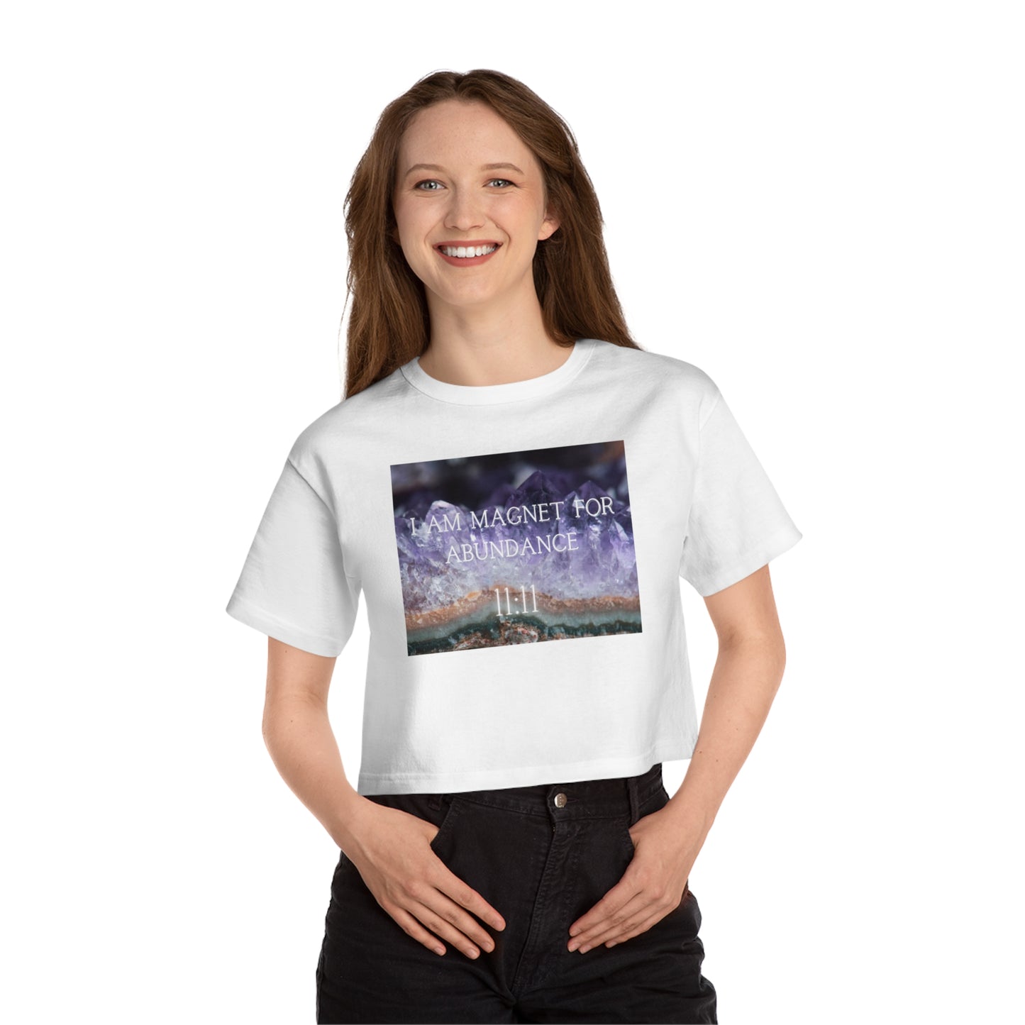 Precious stone Champion Women's Heritage Cropped T-Shirt