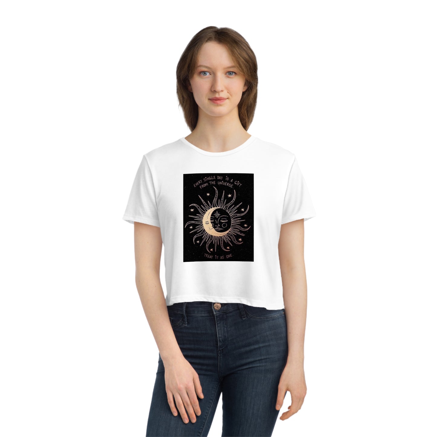 Women's Flowy Cropped Tee