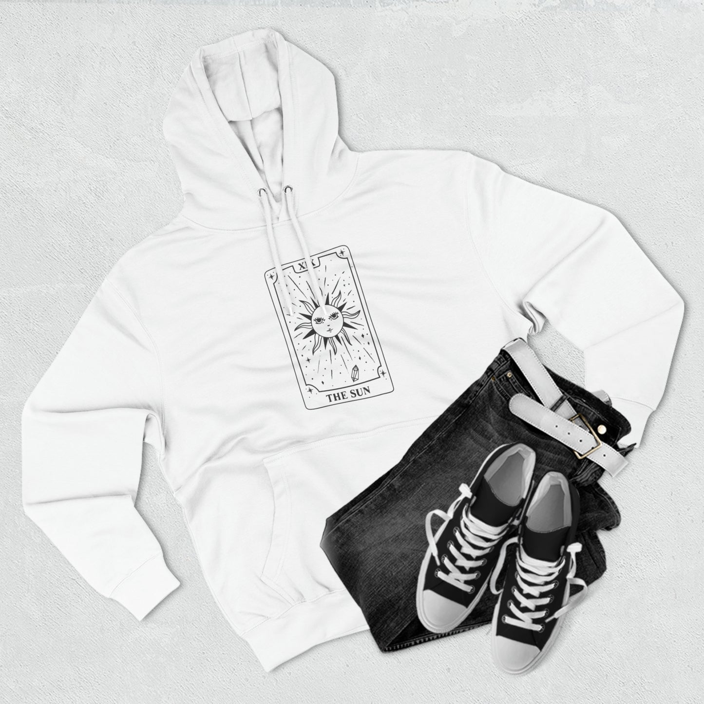 Tarot Three-Panel Fleece Hoodie