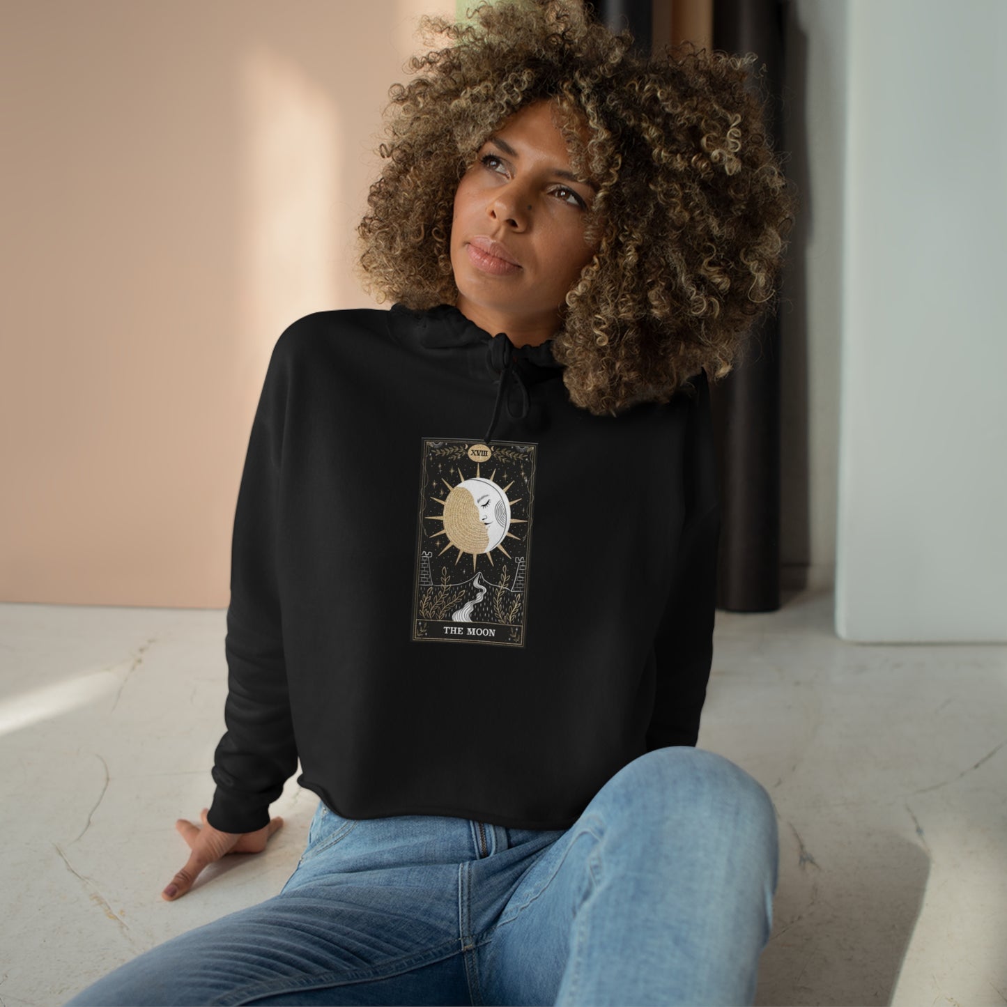 Tarot Crop Hoodie