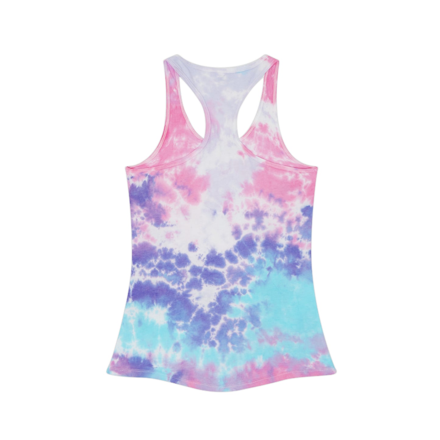 I manifest miracle ** Tie Dye Racerback Tank Top