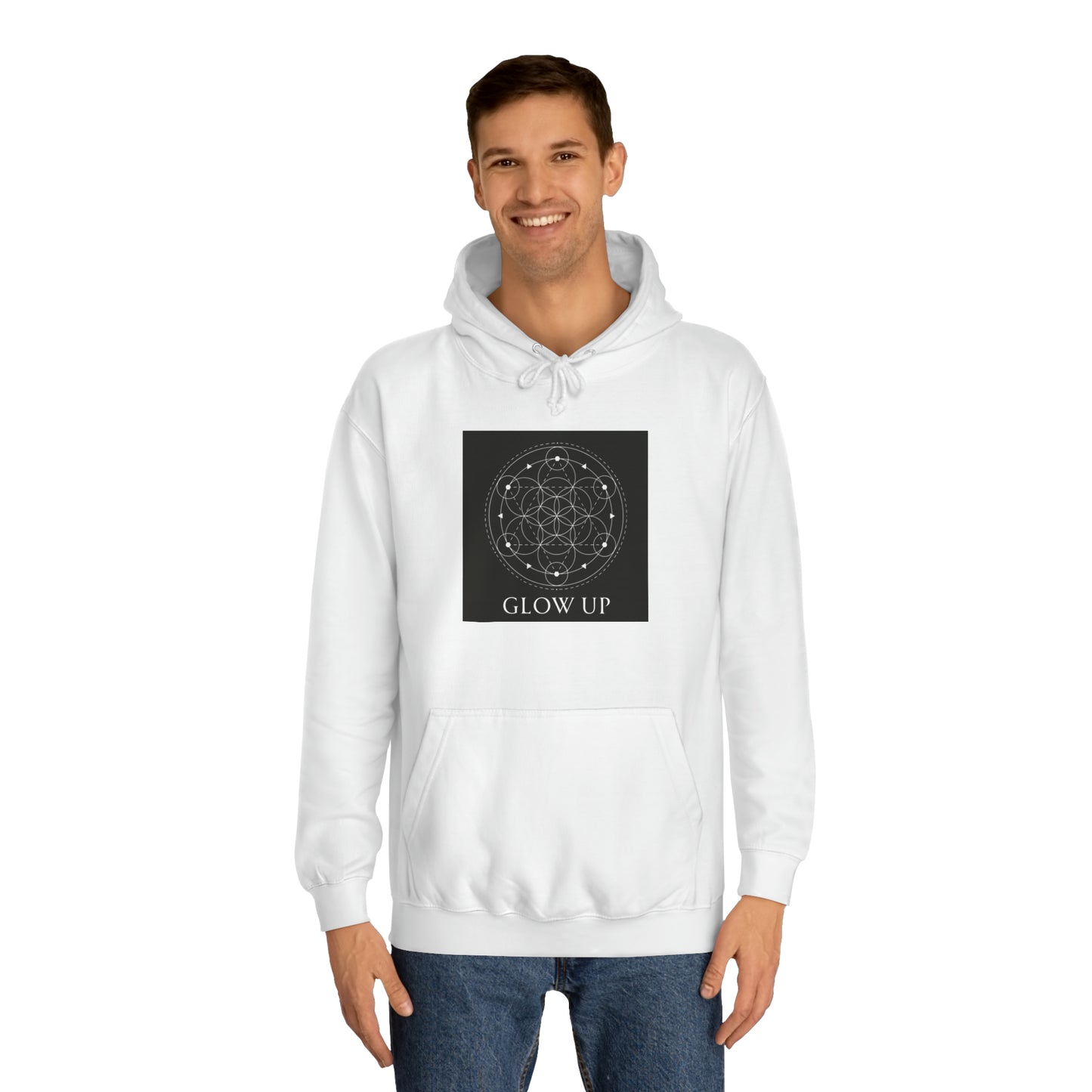 GLOW UP * Unisex College Hoodie