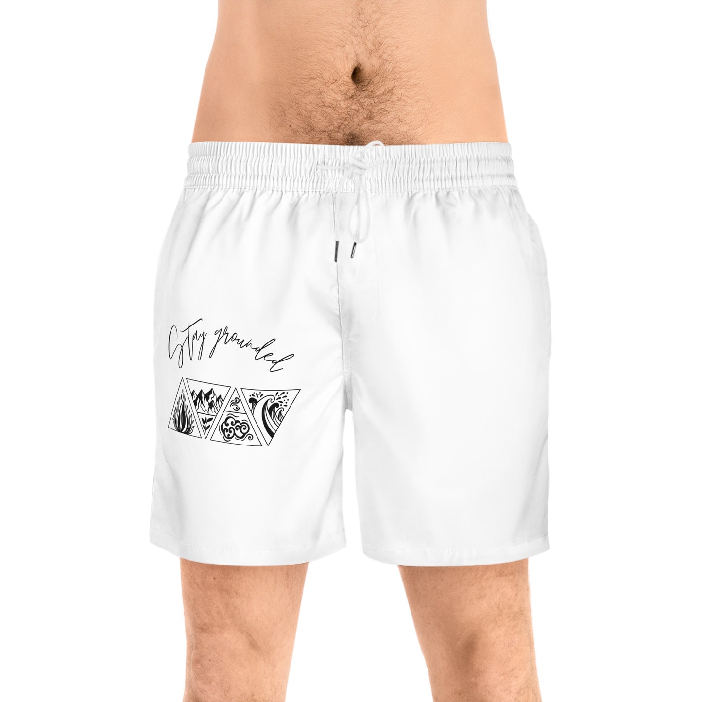 Men's Mid-Length Swim Shorts (AOP)