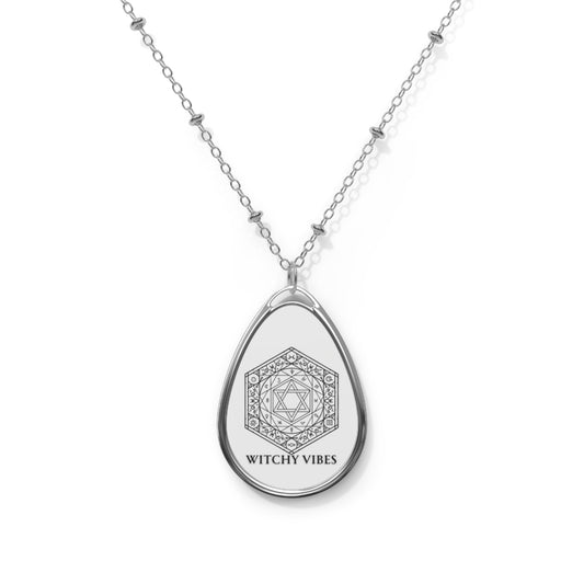 Witchy Vibes Oval Necklace