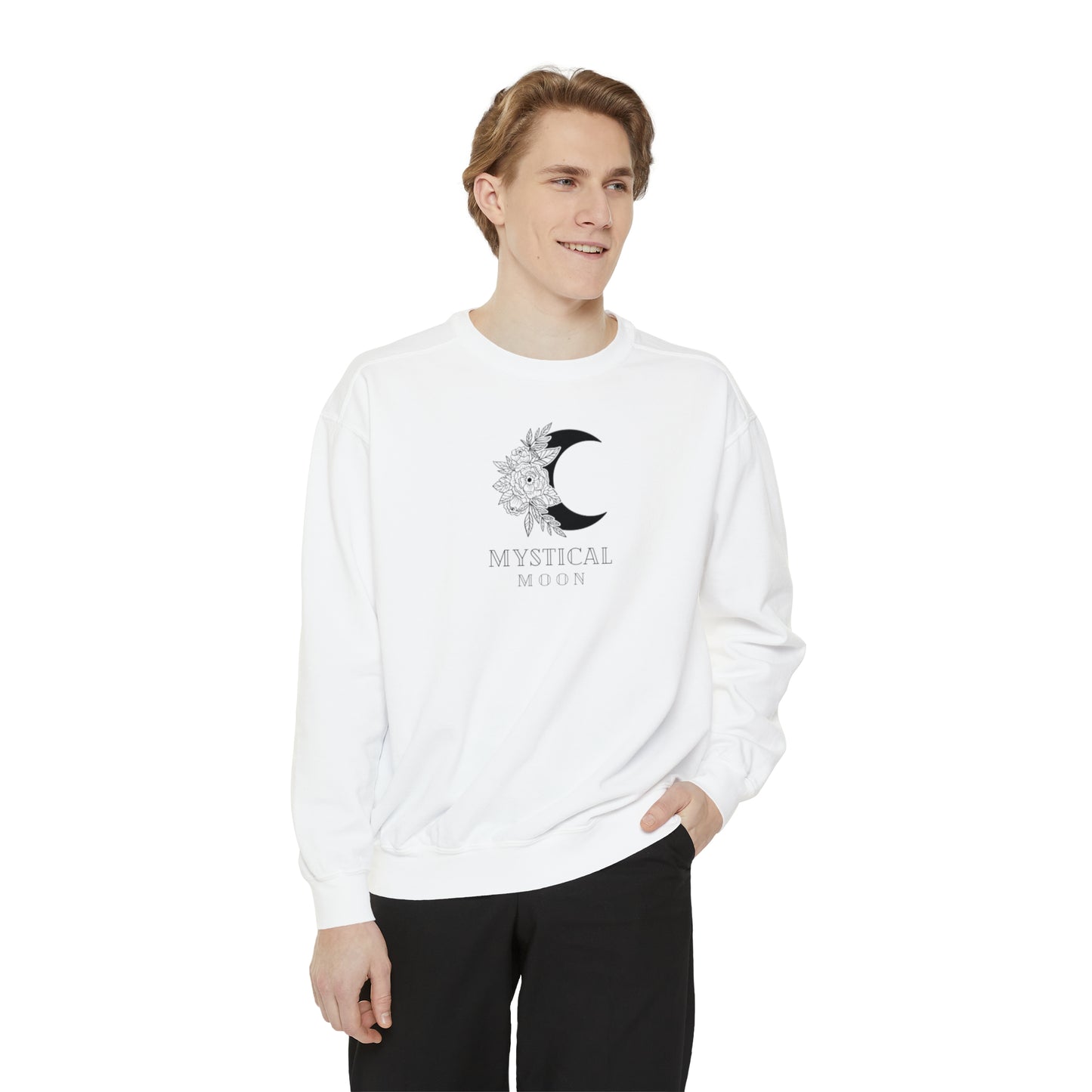 Mystical moon Unisex Garment-Dyed Sweatshirt
