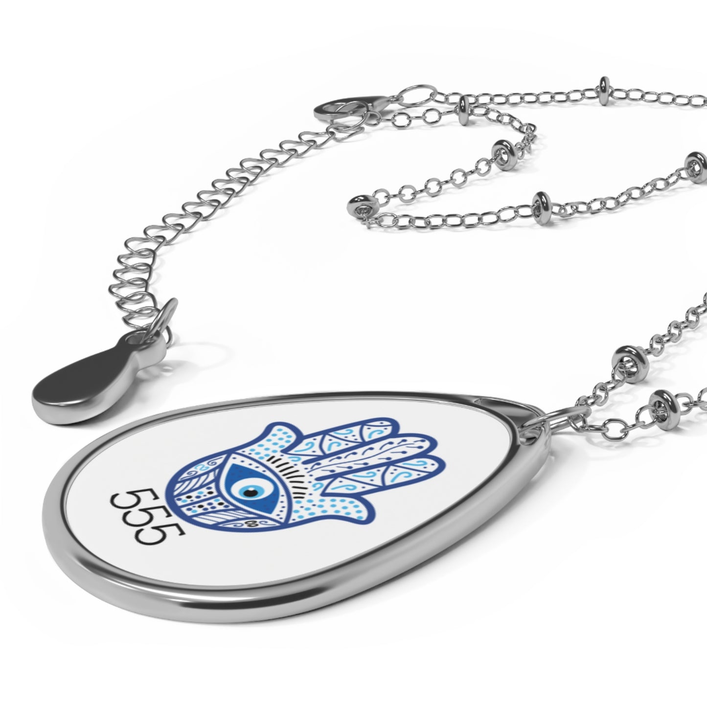 Evil eye protection 🪬Oval Necklace
