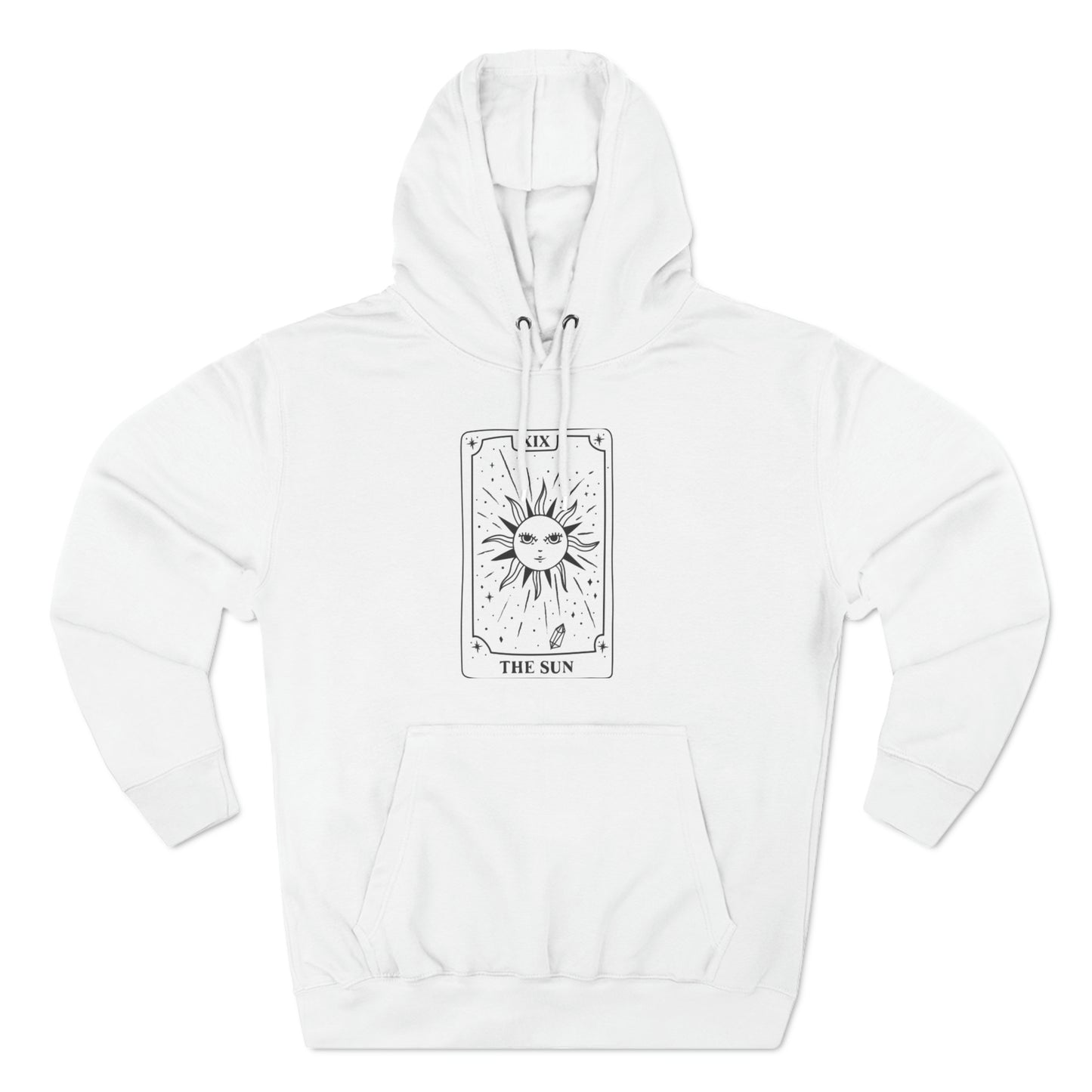 Three-Panel Fleece Hoodie