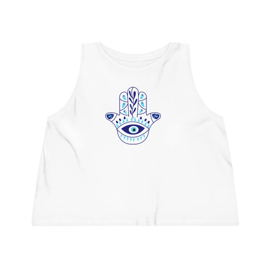 Evil eye protection Women's Dancer Cropped Tank Top