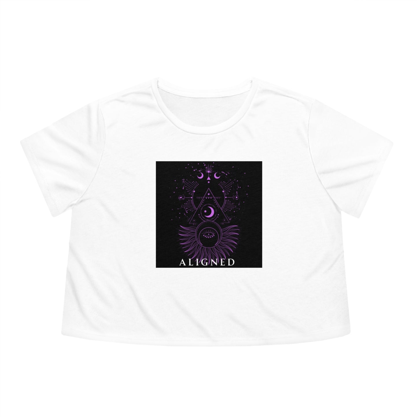 Aligned * Women's Flowy Cropped Tee