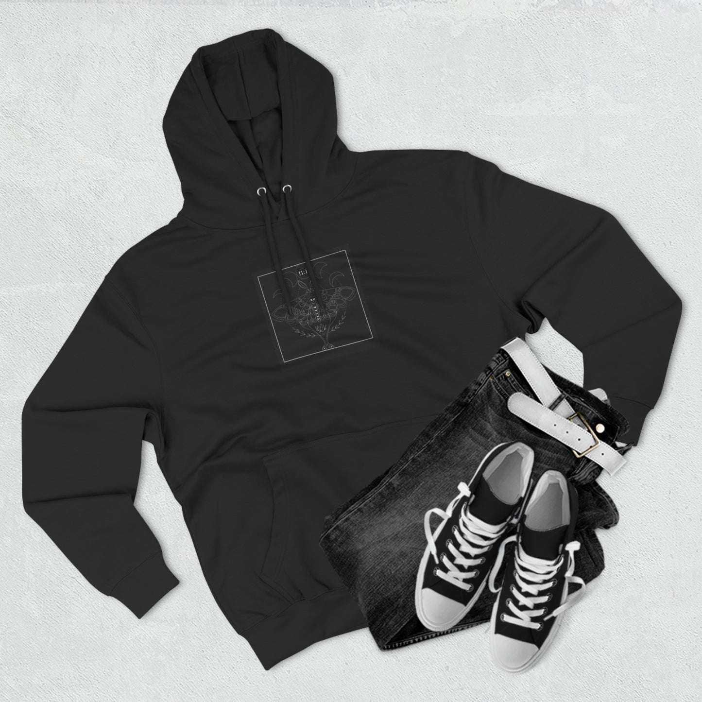 Attract Abundance 11:11    Three-Panel Fleece Hoodie