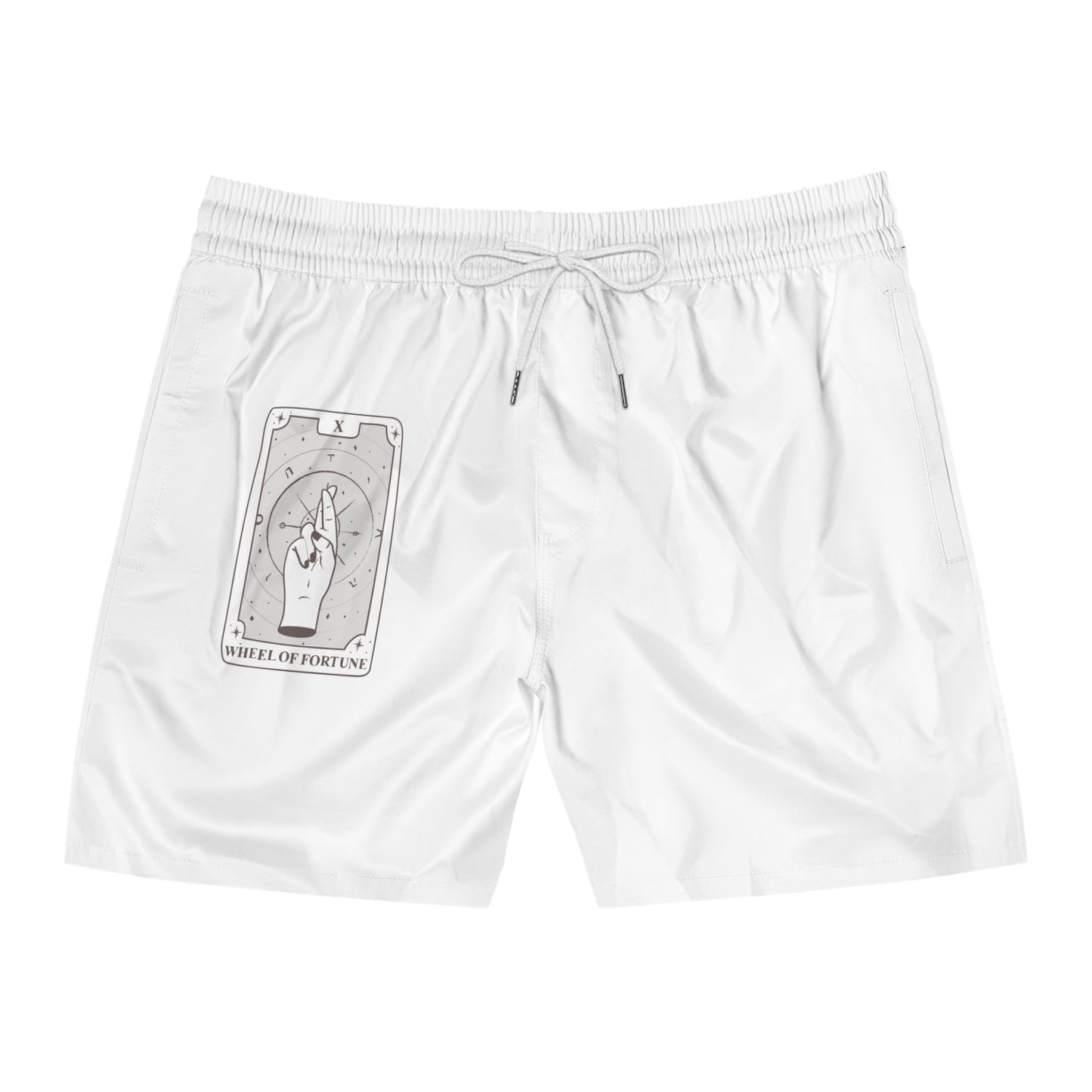 Tarot Men's Mid-Length Swim Shorts (AOP)