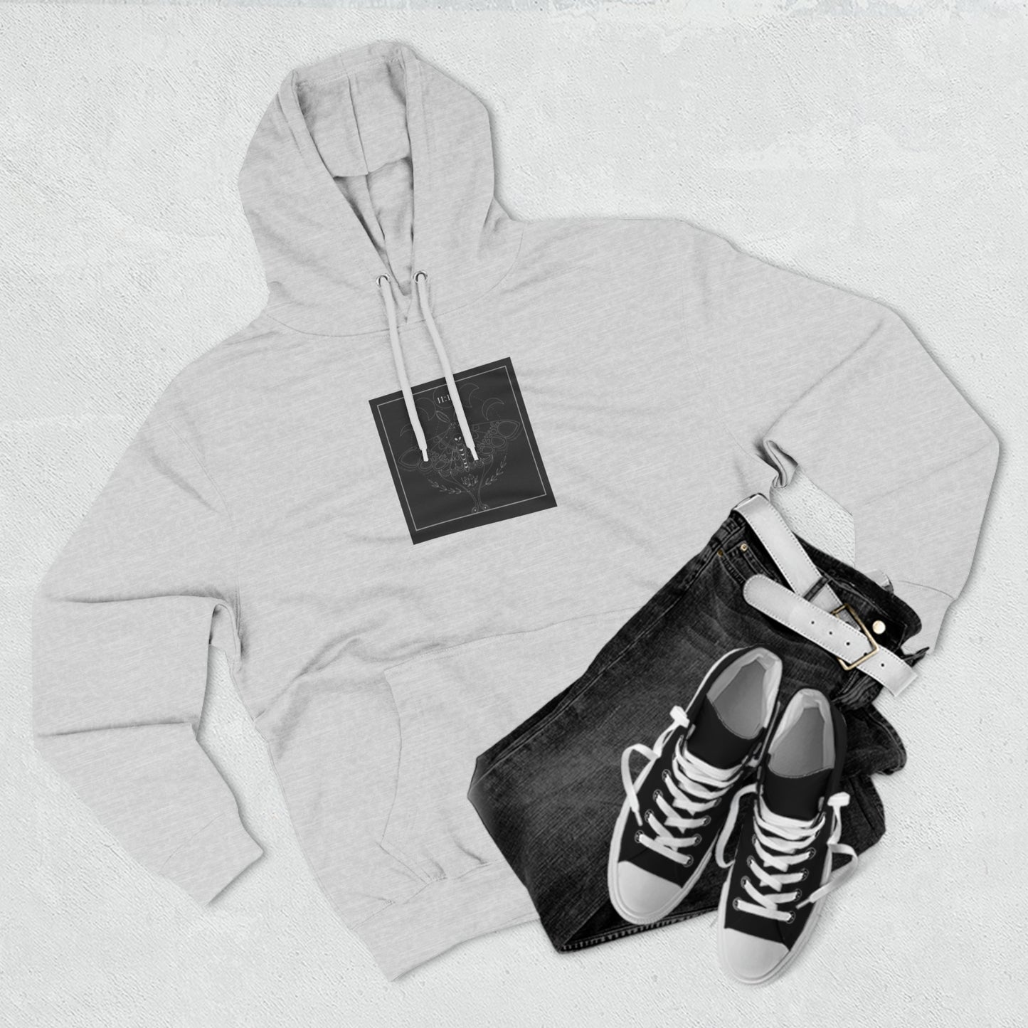 Attract Abundance 11:11    Three-Panel Fleece Hoodie