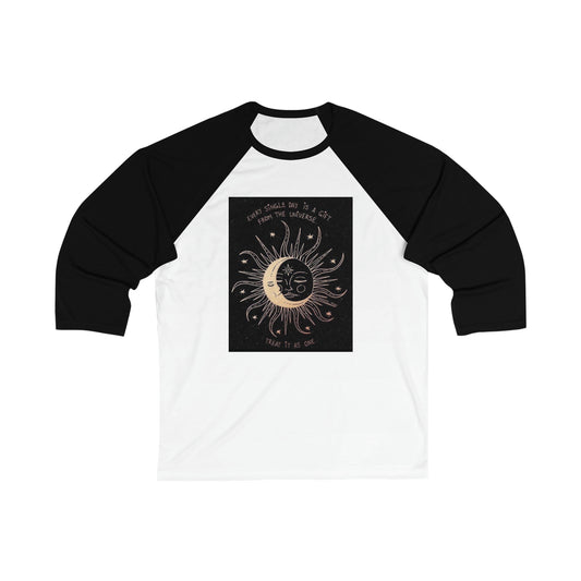 Unisex 3\4 Sleeve Baseball Tee