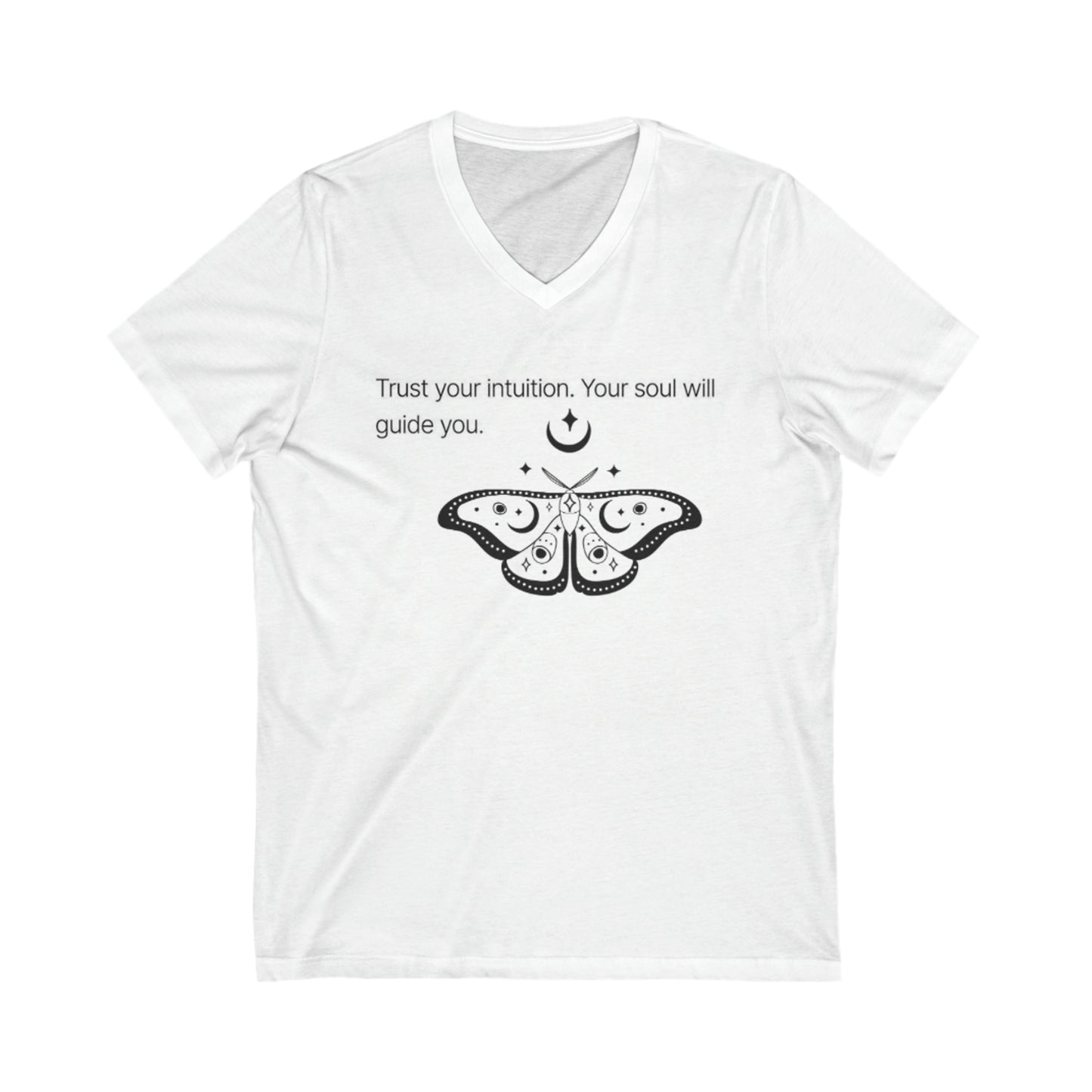 Unisex Jersey Short Sleeve V-Neck Tee