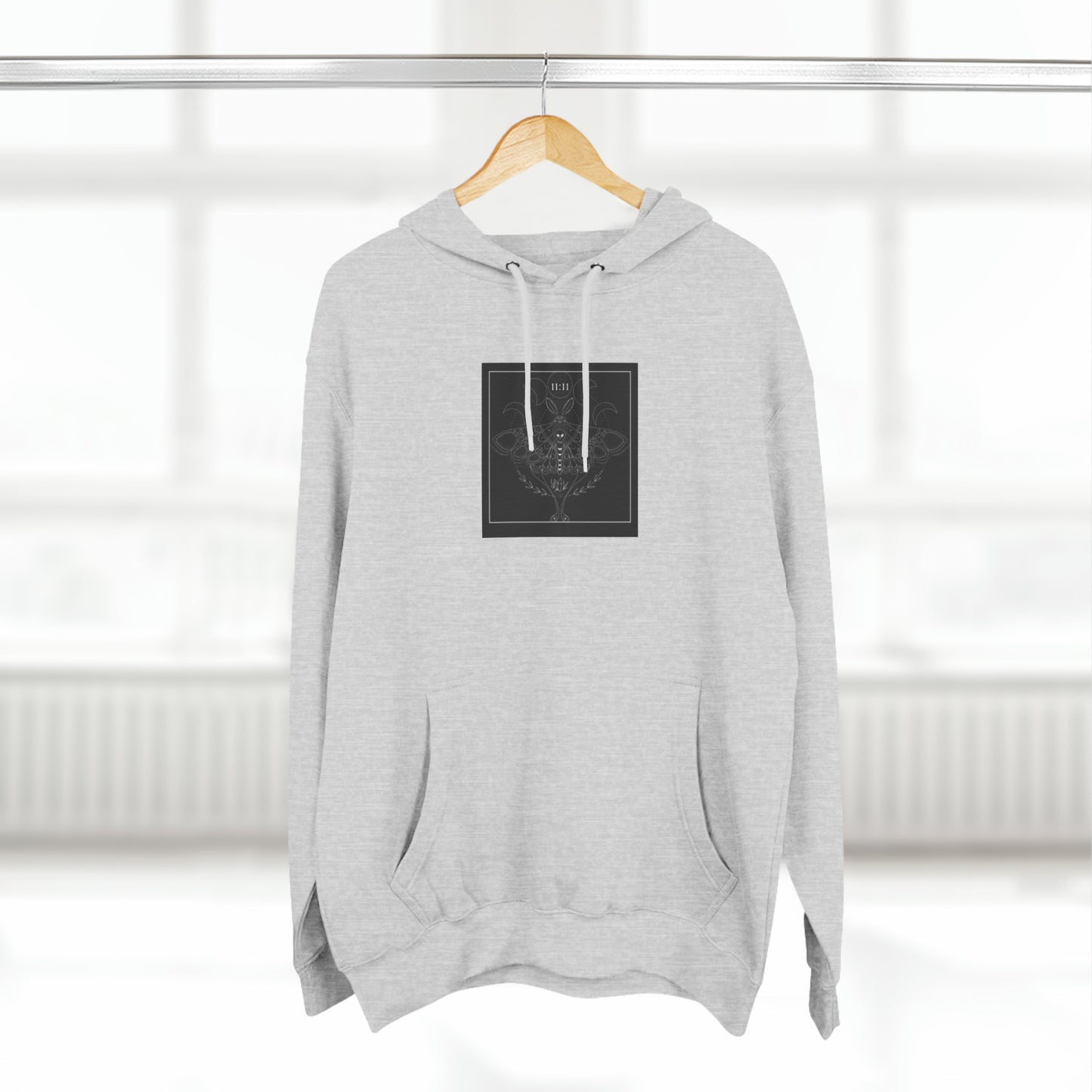 Attract Abundance 11:11    Three-Panel Fleece Hoodie