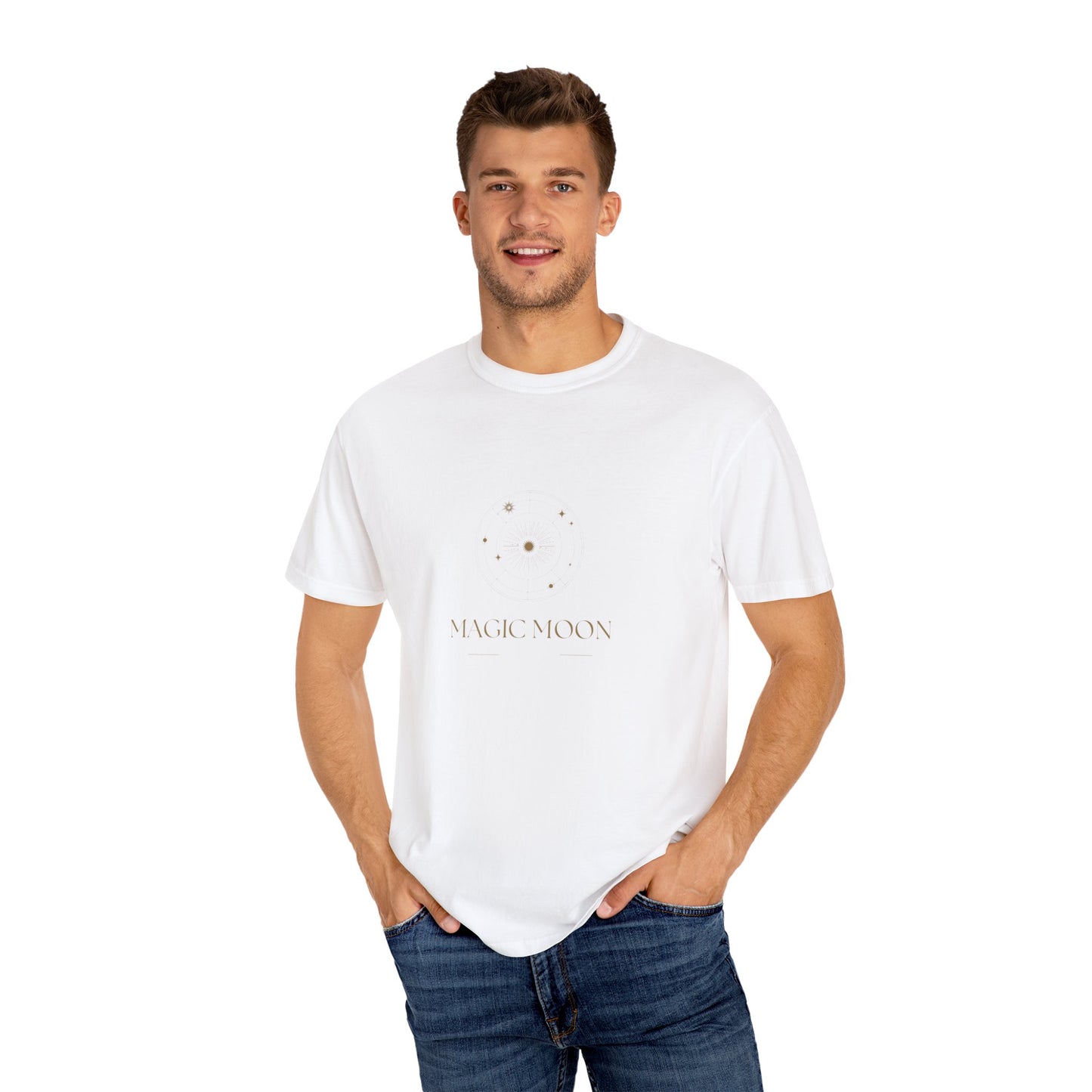 Moon Unisex Garment-Dyed T-shirt