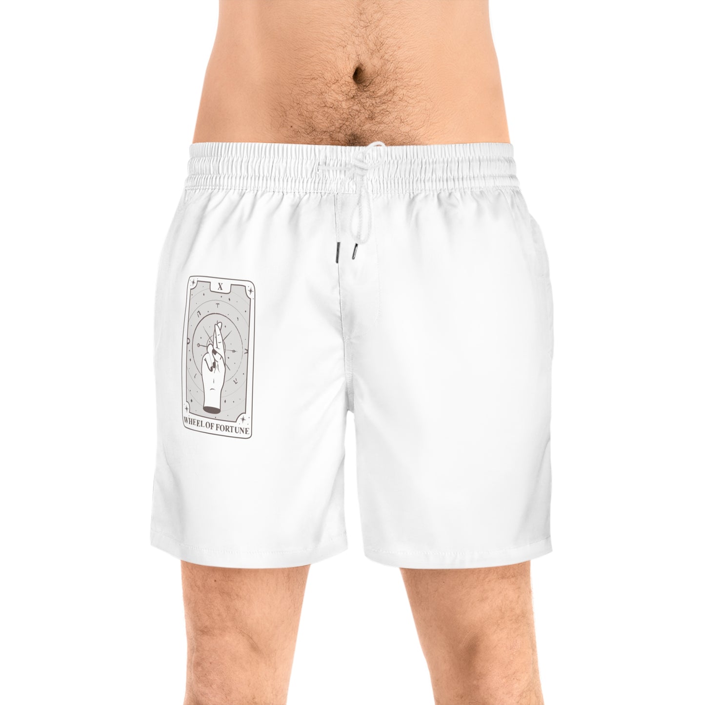 Tarot Men's Mid-Length Swim Shorts (AOP)
