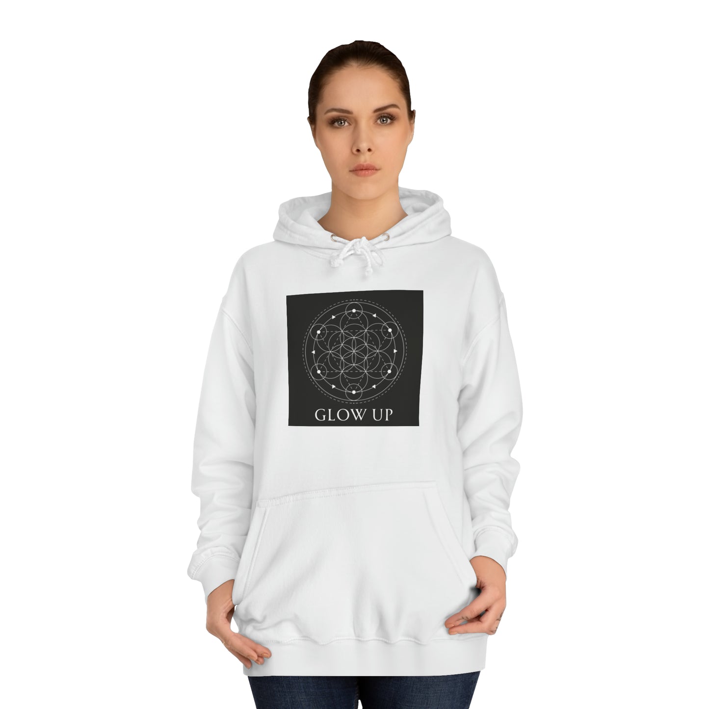 GLOW UP * Unisex College Hoodie