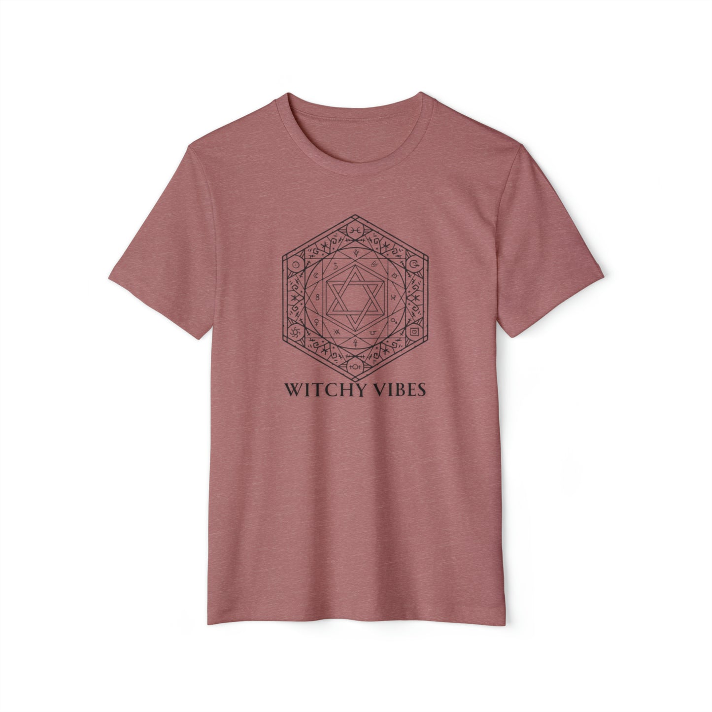 Witchy vibes Unisex Recycled Organic T-Shirt