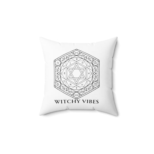 Witchy vibes Spun Polyester Square Pillow