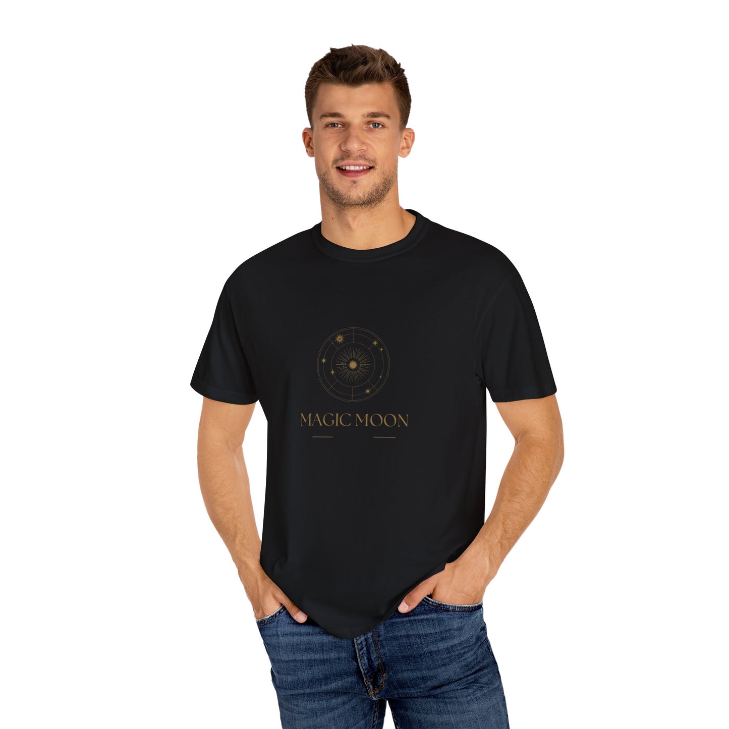 Moon Unisex Garment-Dyed T-shirt
